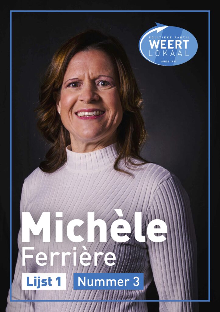 Michèle Ferrière Nummer 3 op Lijst 1